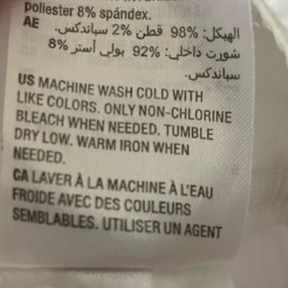 Karen Scott Classic White Skort Stretch Waistband 2 Pockets Size 6 - Picture 5 of 12